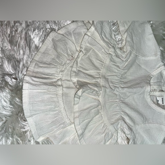 Cream Ruffled Baby Top - Picture 3 of 4